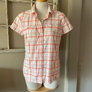 Columbia plaid activewear summer shirt